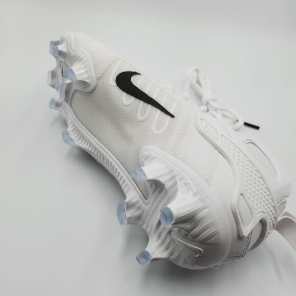Mens Size 8.5 Nike Lacrosse Cleats Huarache 9 Elite LAX Low Top White FD0088-101 main image 5